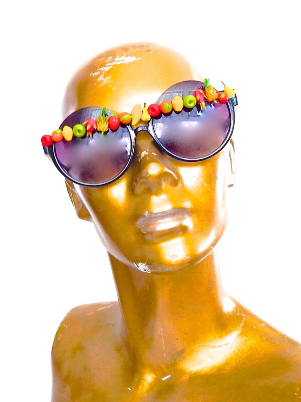 GASOLINE GLAMOUR FRUIT PUNCH PEEKABOO SUNGLASSES 🍓🍋🍊🥭🍐🍍🍎🍏